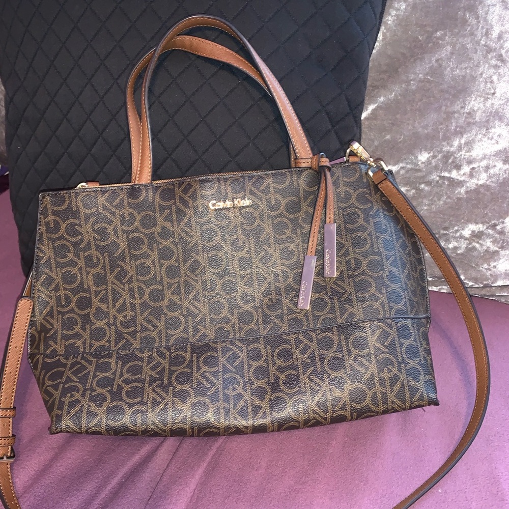 Calvin Klein CK tote with strap